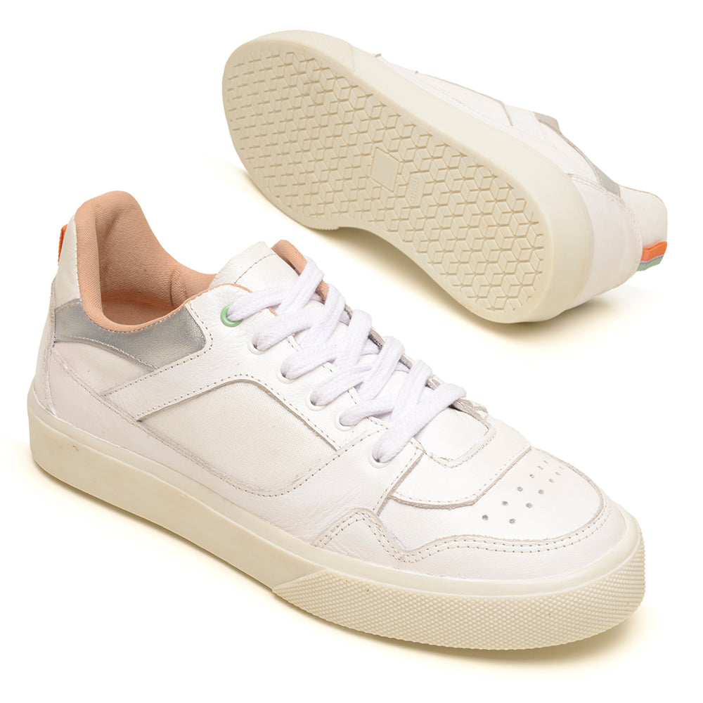 Tênis Casual em Couro Legítimo