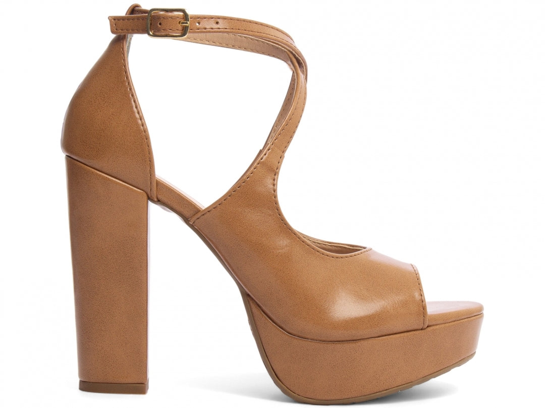 Sandália Meia Pata Feminina Barbara Caramelo