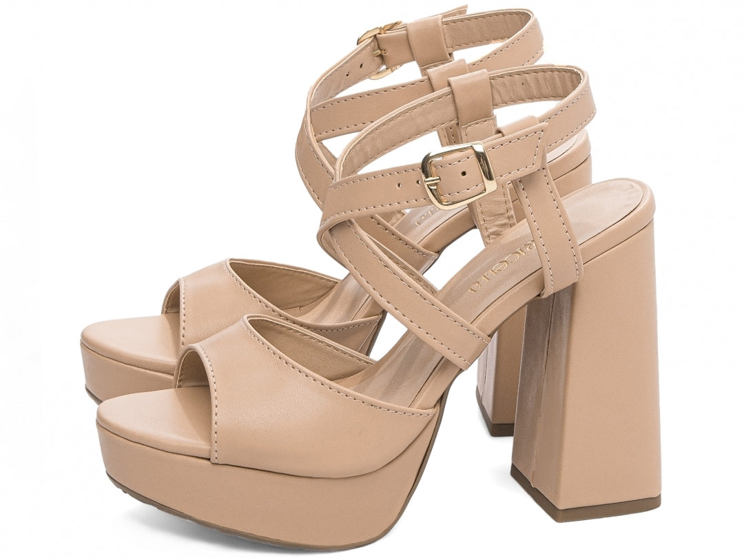 Sandália Meia Pata Antonella Bege