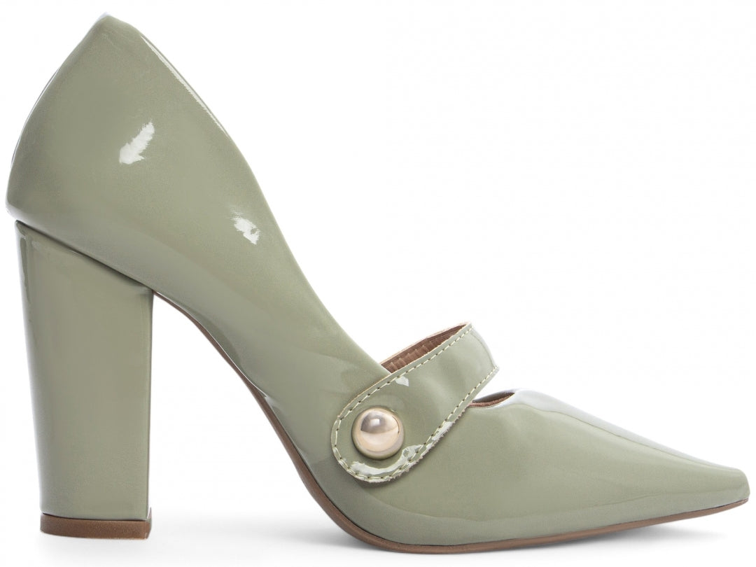 Scarpin Classic Shine Emerald Bliss