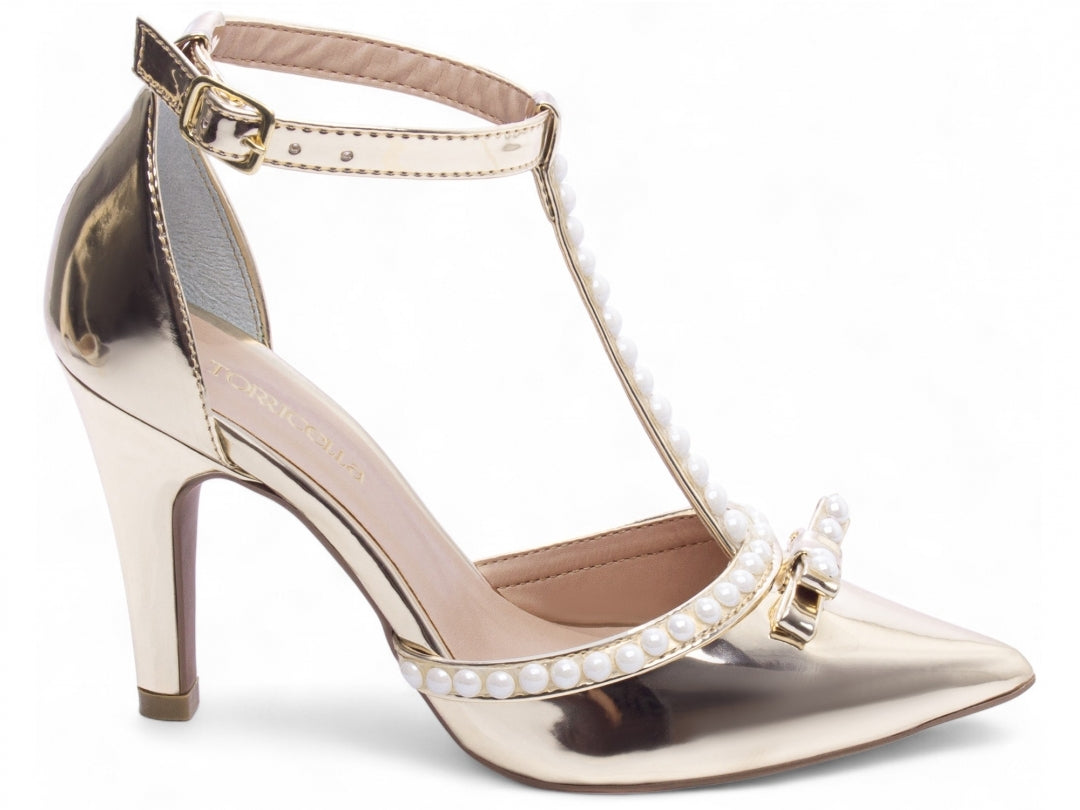 Scarpin Lua de Ouro