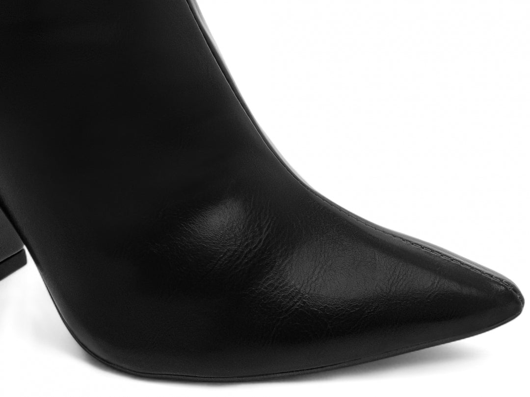Bota cano longo Classy Black