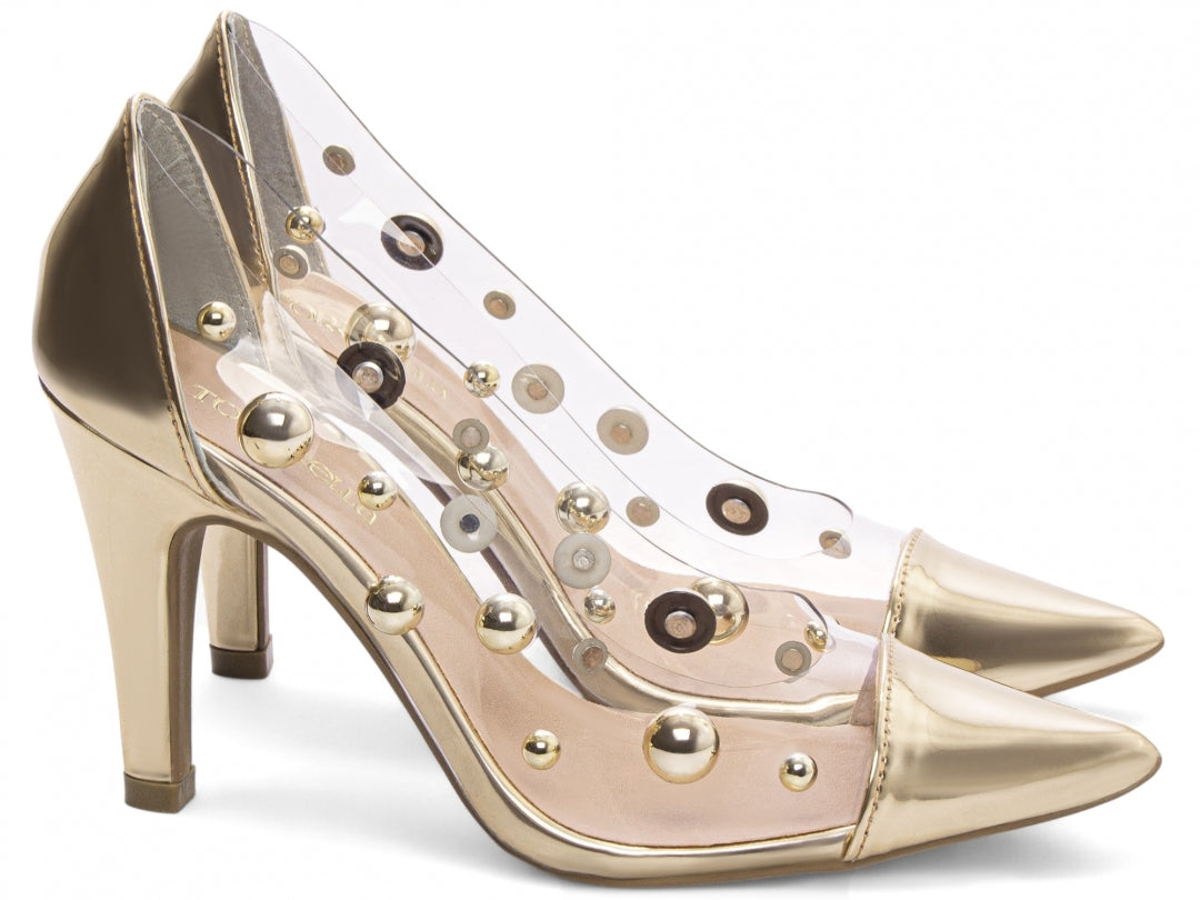 O Scarpin Dourado Julia