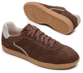 Tênis Feminino em Couro Marrom