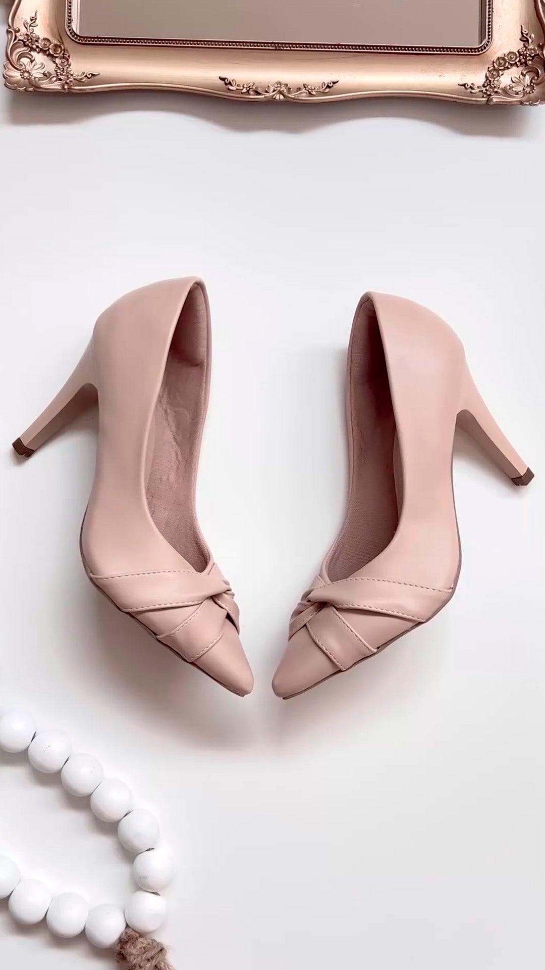 Scarpin Luna Bege