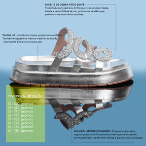 Papete com Pedras e Strass