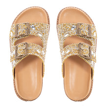 Sandália Papete  em Pedra de Zircônia