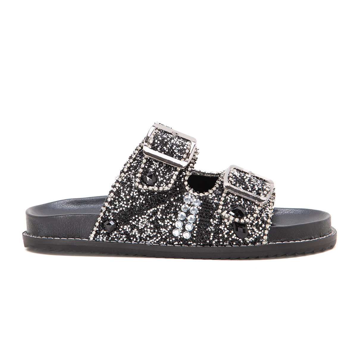 Sandália Papete  em Pedra de Zircônia