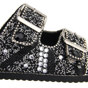 Sandália Papete  em Pedra de Zircônia