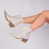 Bota Thifany Texana Country Cano Baixo