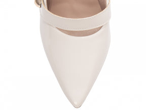 Scarpin Classic Shine Pure White