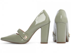 Scarpin Classic Shine Emerald Bliss
