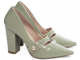 Scarpin Classic Shine Emerald Bliss