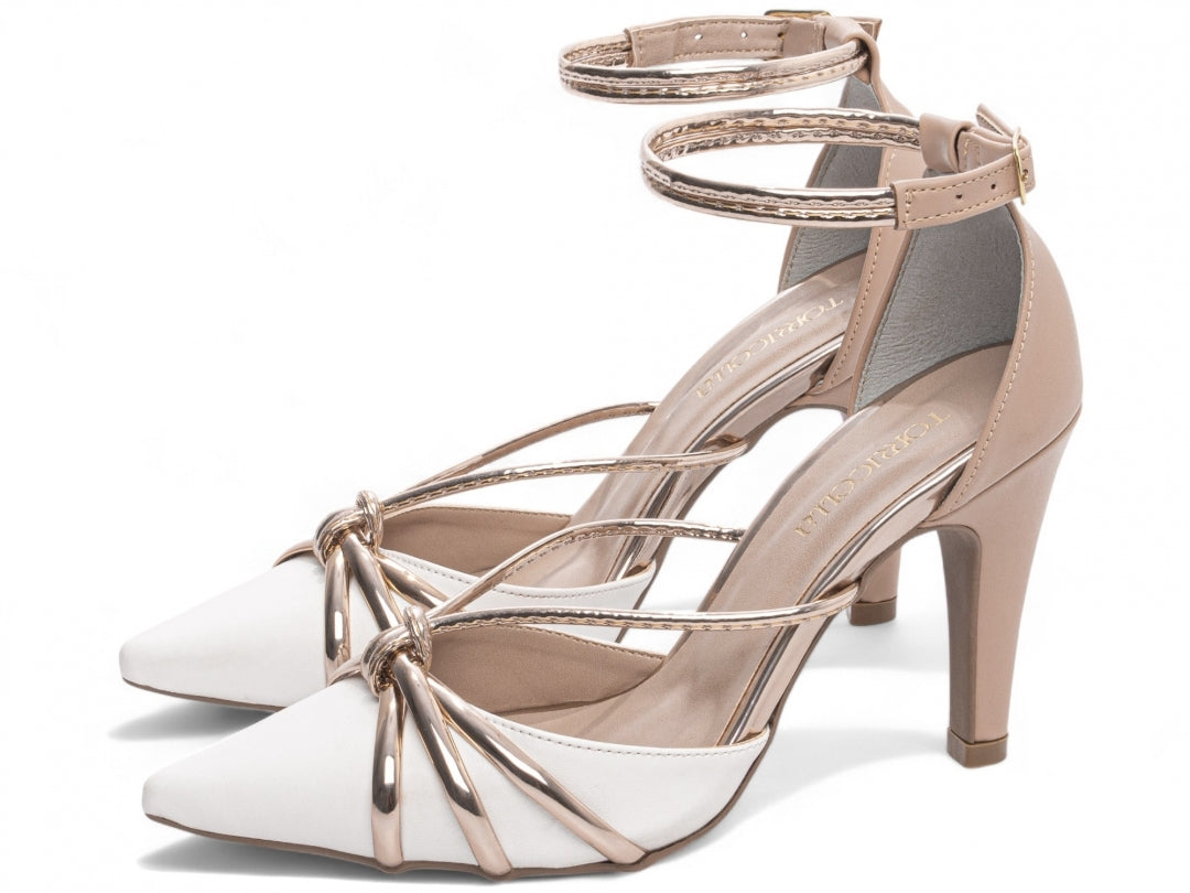 Elegância que Te Leva Além: Descubra o Scarpin Taila que Encanta no Branco