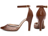 Scarpin Sandália Lorena Caramelo