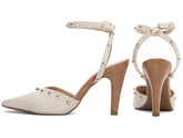 O Scarpin Off White Pietra
