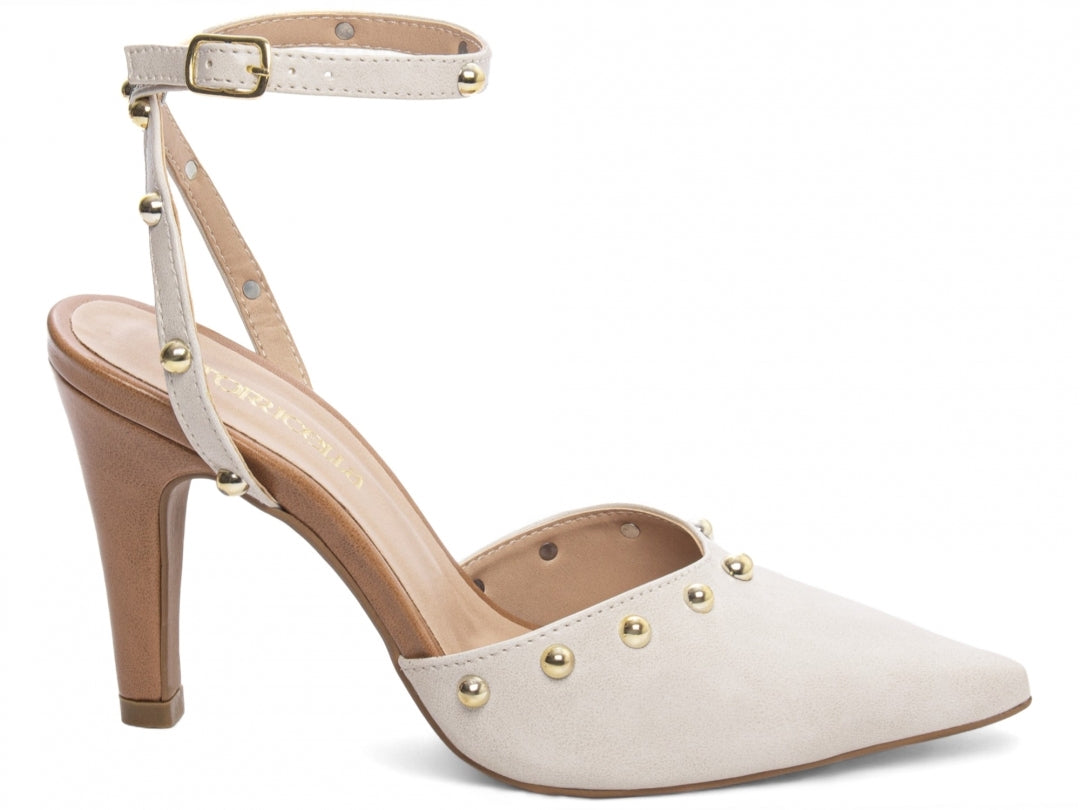 O Scarpin Off White Pietra