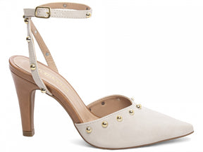 O Scarpin Off White Pietra
