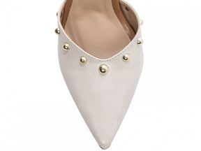O Scarpin Off White Pietra