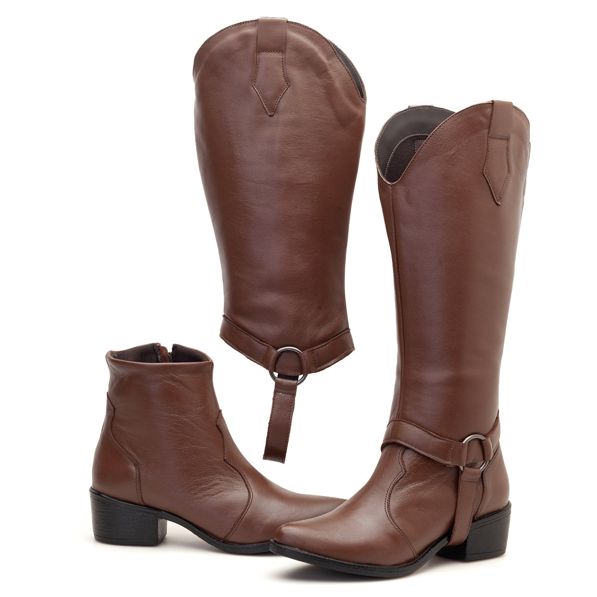 Bota Western de Couro 2x1