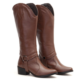 Bota Western de Couro 2x1