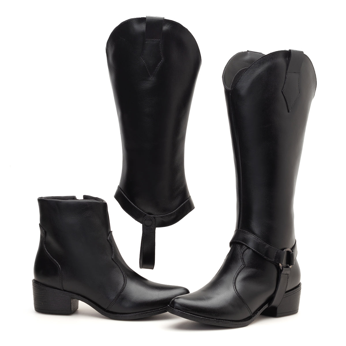 Bota Western de Couro 2x1